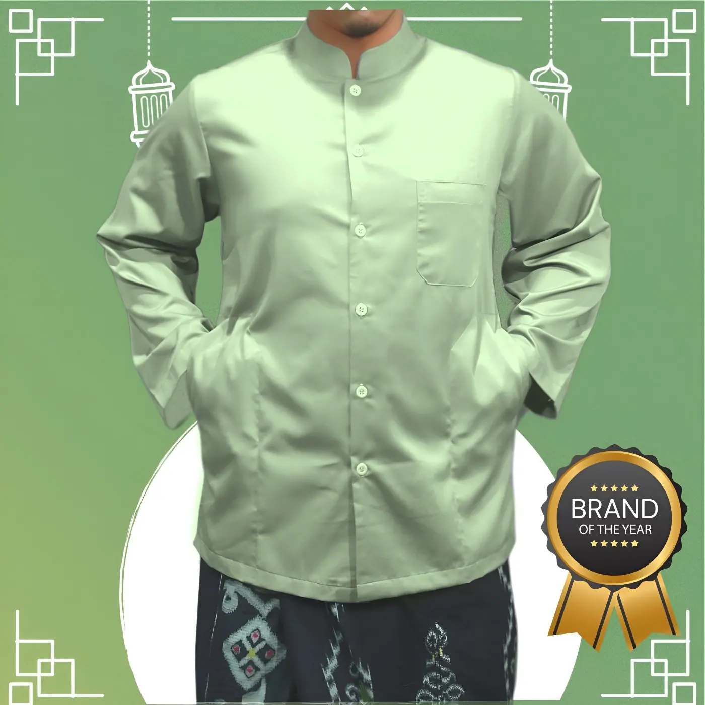 BAJU KOKO PRIA DEWASA BIG SIZE/JUMBO MUAT BB SAMPAI 130KG READY STOK#KOKO UJE#BAJU MUSLIM SANTEY#PAKAIAN MUSLIM TERBARU Katun Panjang