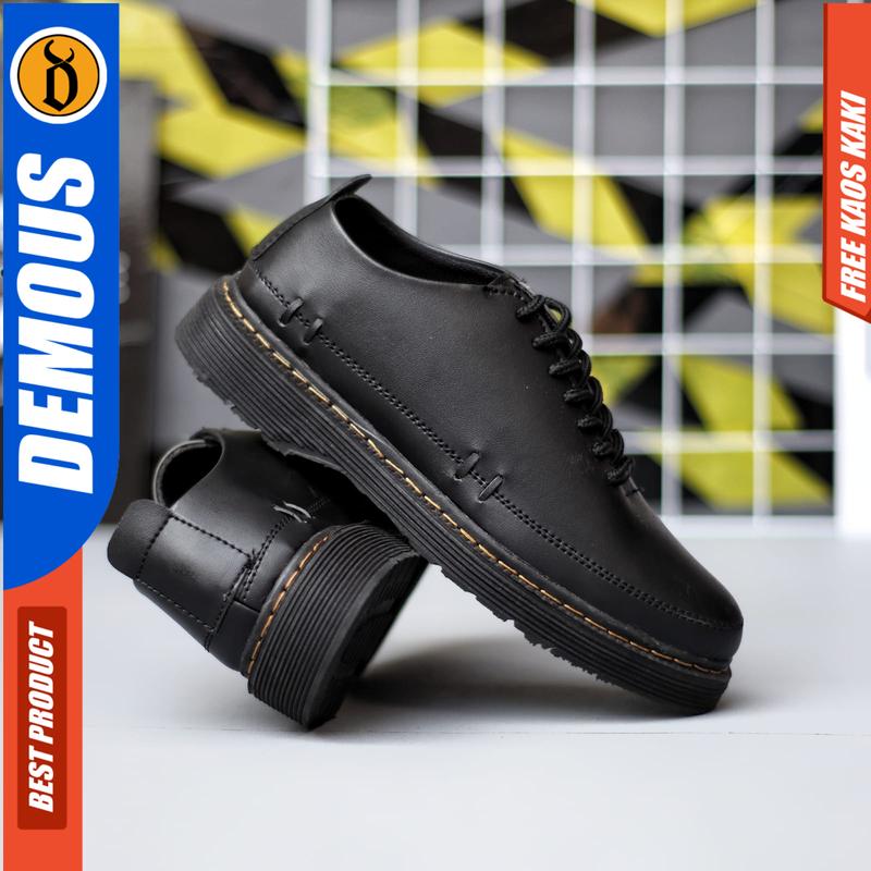 Product Introduction of DEMOUS MINATO - Sepatu Formal Pantofel Docmart Hitam Pria Kerja Shoes 20