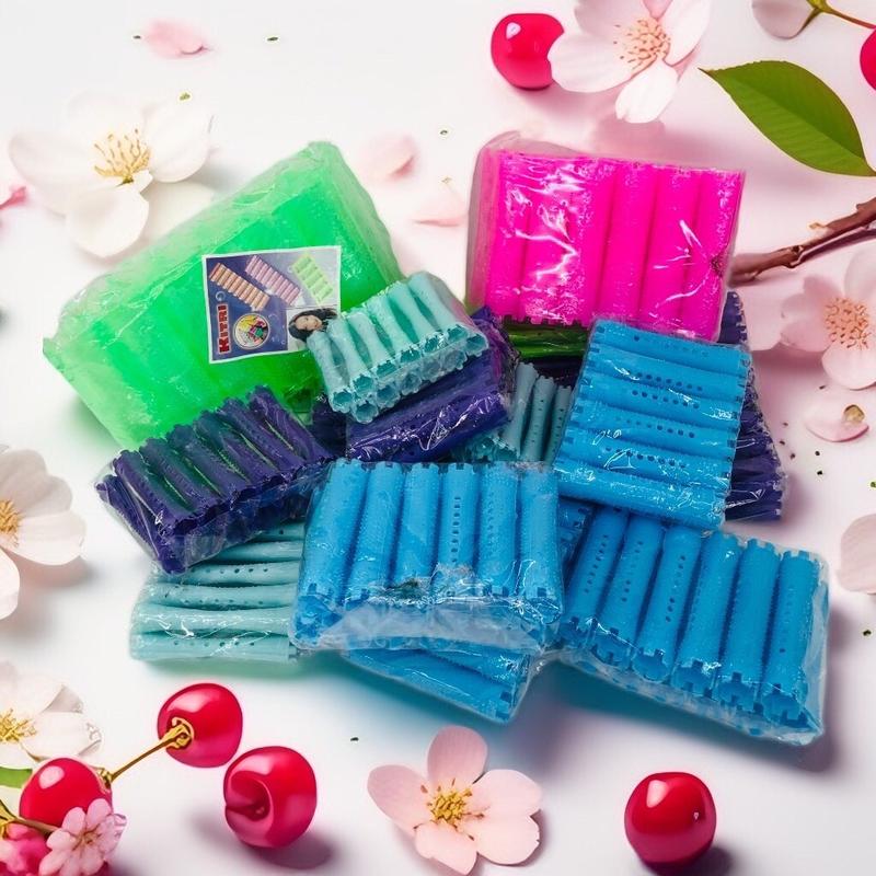 Xương Uốn Tóc Lạnh Nhiều Size Giao Màu Ngẫu Nhiên Dễ Sử Dụng Lược 12 Cây Kích Thước Từ 1 Đến 6 Cho Mái Tóc Khỏe Đầy Phong Cách