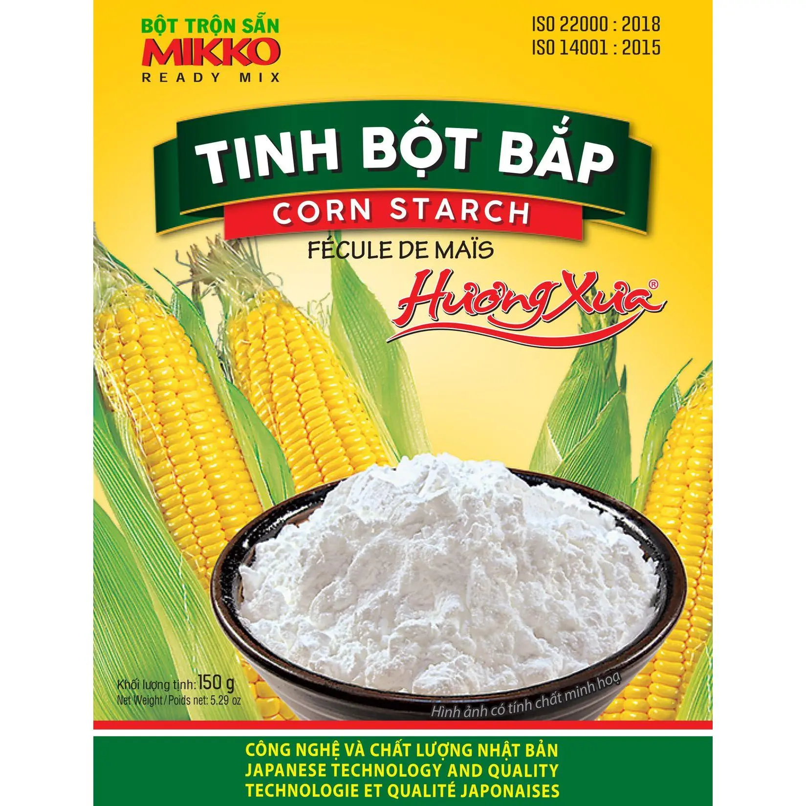 Combo 2 gói tinh bột bắp Mikko Hương Xưa gói 150gr x2