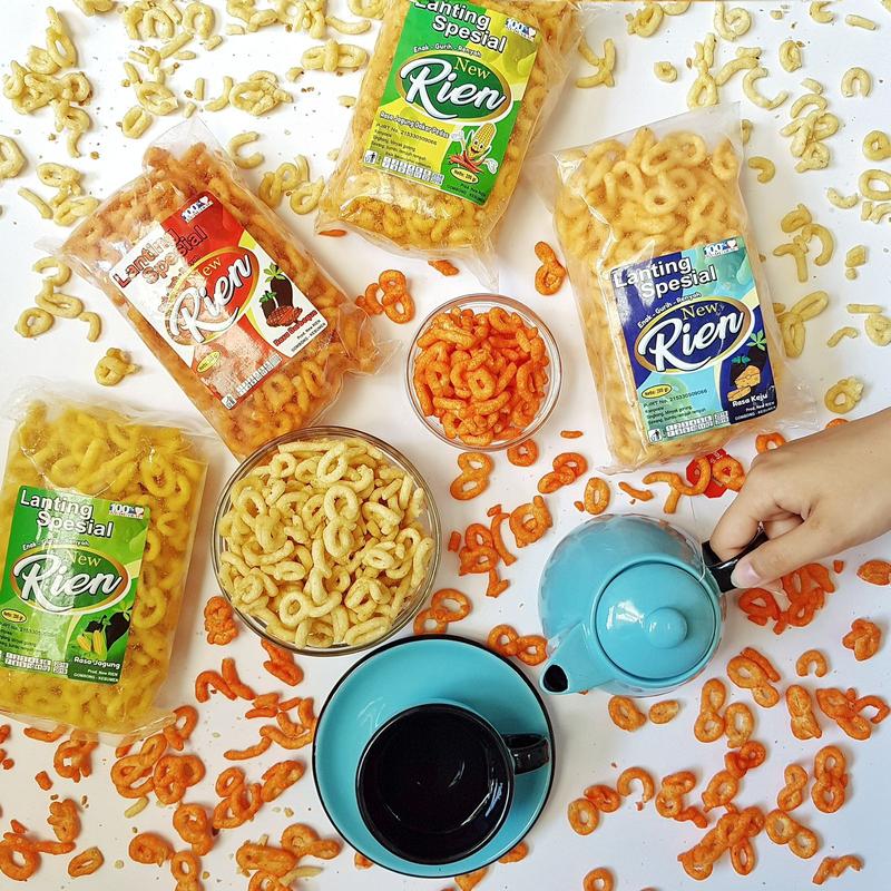 Lanting RIEN asli Kebumen Bawang Cemilan Camilan Pedas Singkong - Shop ...