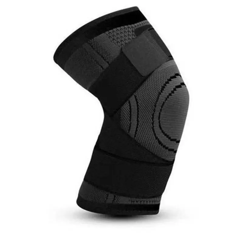 Lace-up Compression Sports Fitness Kneecap Men's Running Climbing Basketball Knee Pad Warm Nylon Sports Kneecaps Healthcare Support