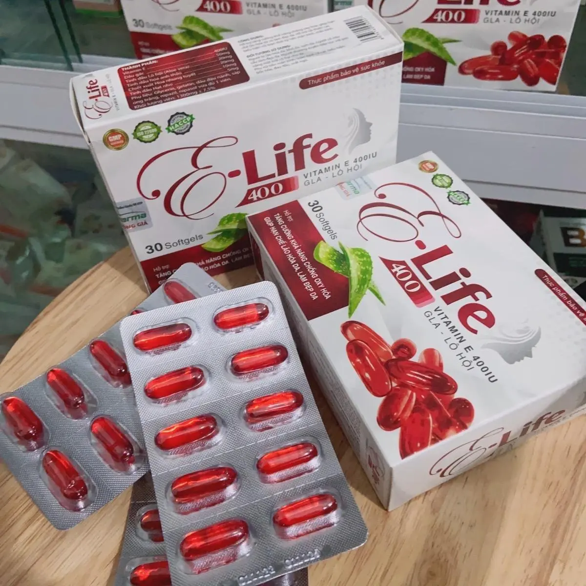 Thực phẩm bảo vệ sức khoẻ E-Life[ hỗ trợ chống oxy hoá , giúp làm đẹp da]