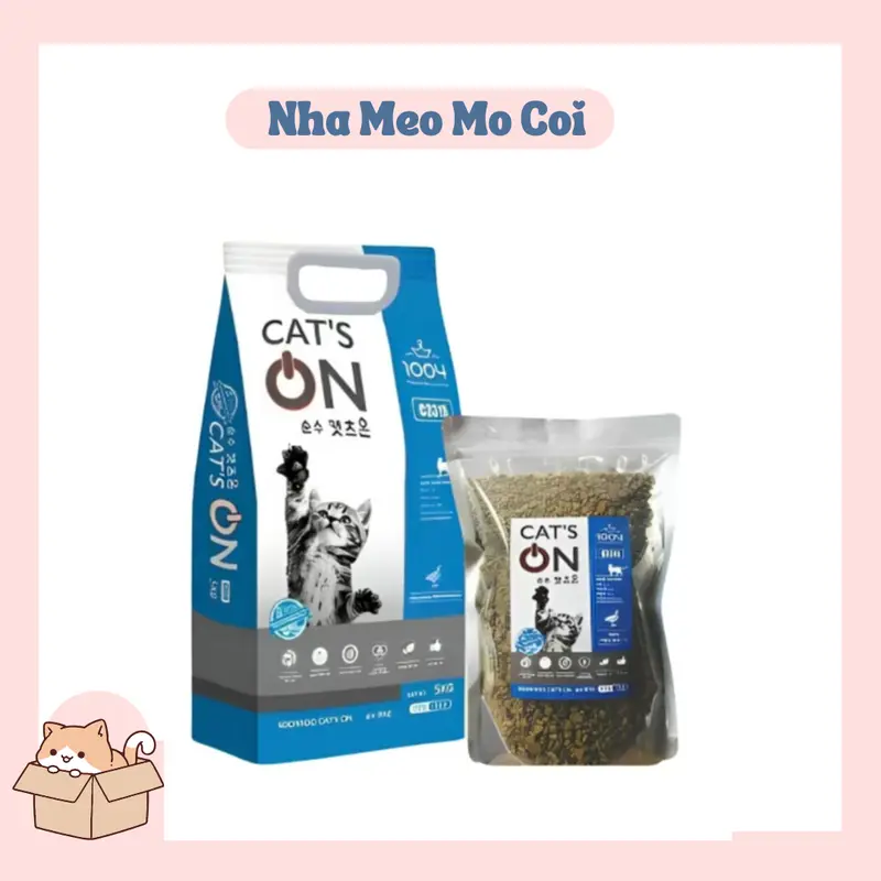 Thức ăn hạt cho mèo Cat's On 5kg Bao seal cho mèo trưởng thành 1