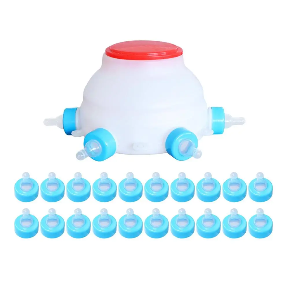 Lamb feed Bottle Farm Drinking Equipment Poultry Milk Bottle Holder Round Feeder for Piglet