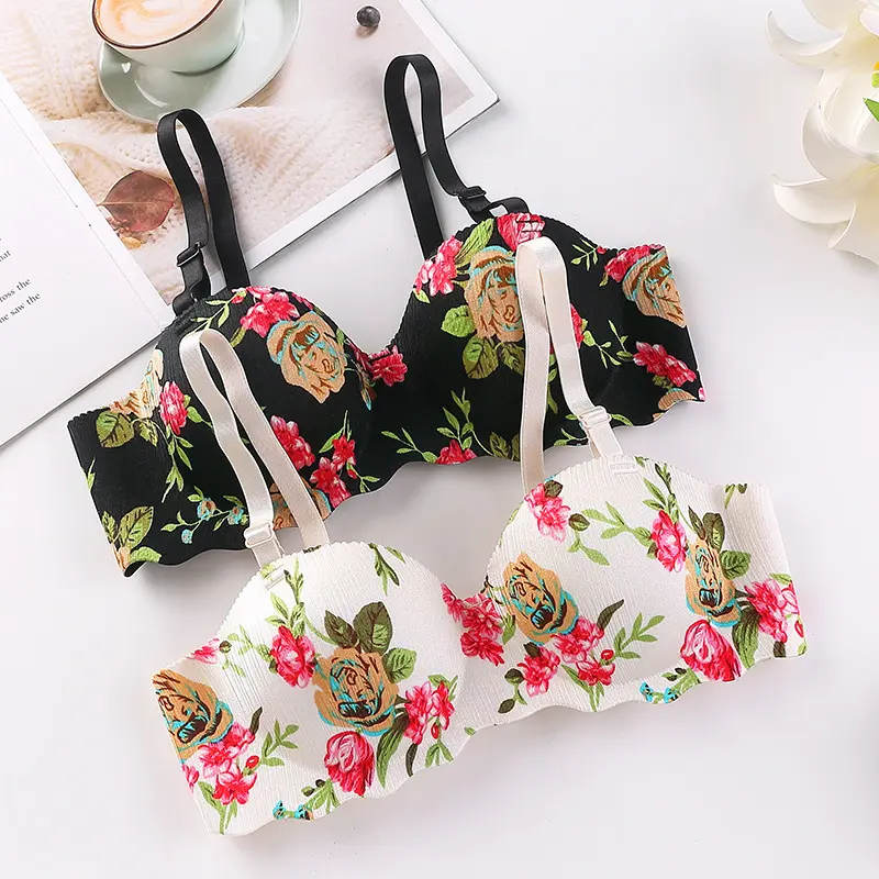 Push-up Bra for Girls Seamless Comfort Bra No Underwire Adjustable Strap Adjustable Bra