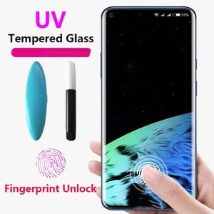 UV Liquid Glue Screen Protector For Samsung Galaxy S25 S24 S23 S22 Ultra Note 8 9 10 20 Plus Ultra Front Screen Protector Tempered Glass