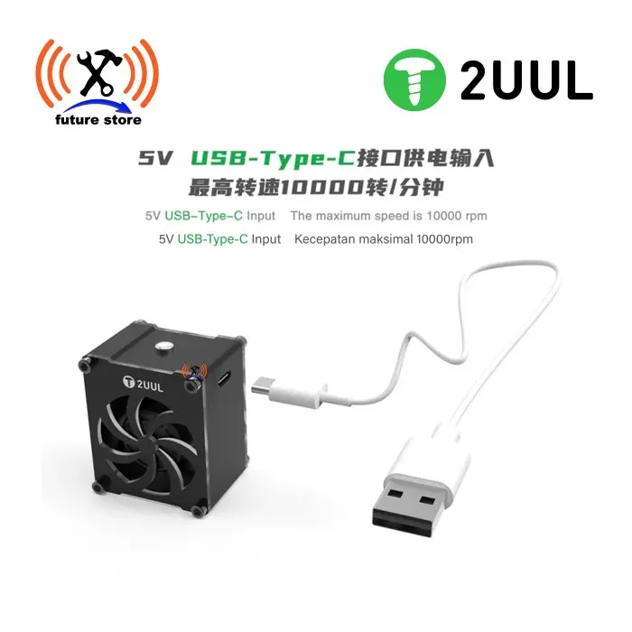 2UUL DA99 Kipas CUUL Mini Cooling Fan for Repair Original Alat Laptop Pendingin 3
