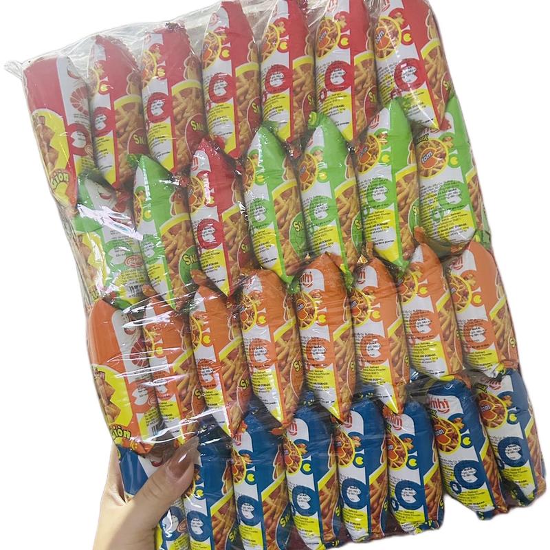 [Lốc 30 gói] Bánh snack tôm Ohihi tuổi thơ
