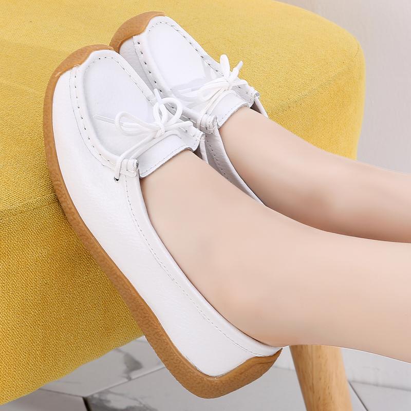Product Introduction of JINTOHO Summer Women Fashion Casual Shoes Leather Slip-on Luxury Lofers Ladies Designer Sneakers Hollow Out Breathable Women Flat Shoes 20