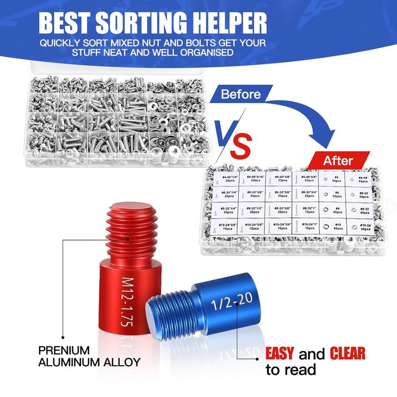 Product Introduction of Nut & Bolt Sizes Checker, Nut & Bolt Sizes Measuring Tool, Professional Measuring Tool for Complex and Narrow Areas 7