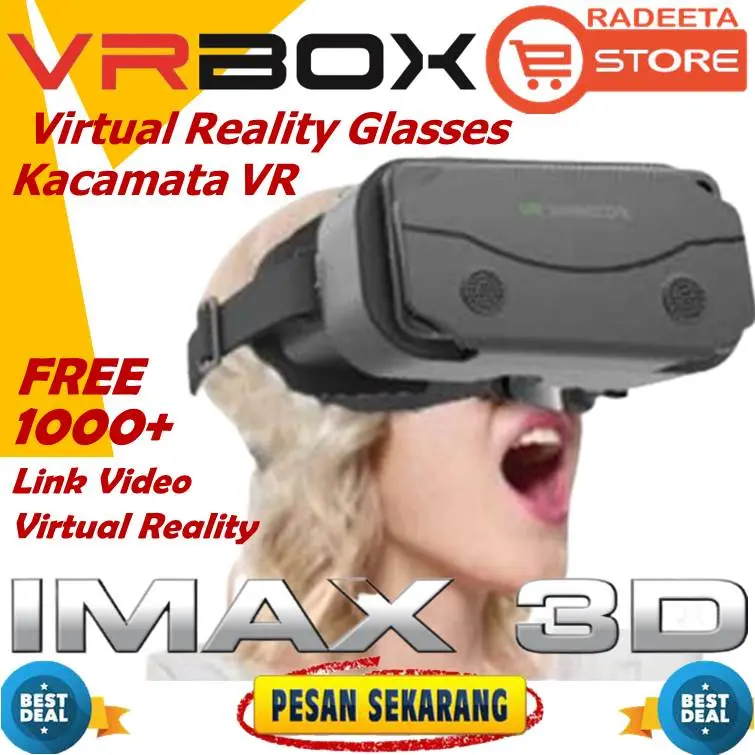 VR Box dengan IMAX Giant Screen - Kacamata Virtual Reality - Shinecon VR Glasses