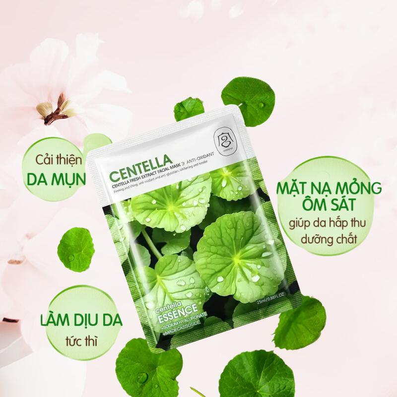 Combo 30 Mặt nạ rau má giúp làm dịu da, chống lão hoá, kháng viêm, ngừa mụn, dưỡng trắng, giảm thâm sạm Skincare Cosmetics