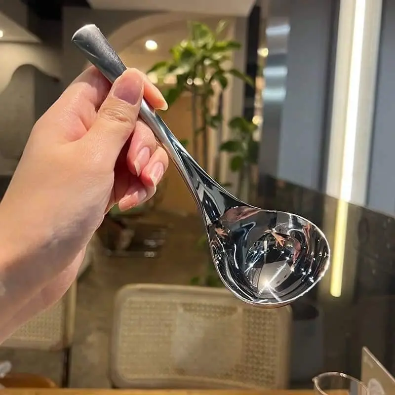 Muôi canh cao cấp inox dày dặn sáng bóng  RK325 1