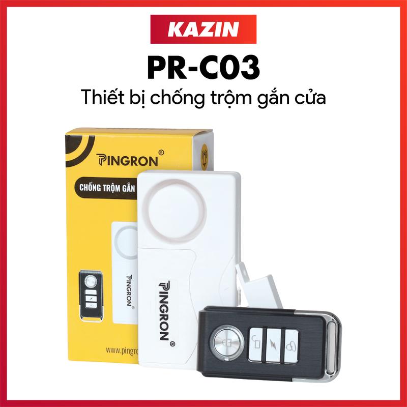 Thiết bị chống trộm gắn cửa chuông báo chống trộm PR-C03 - Âm báo 108Db, phù hợp nhiều loại cửa, bảo hành 12 tháng   cửa động khách sạn