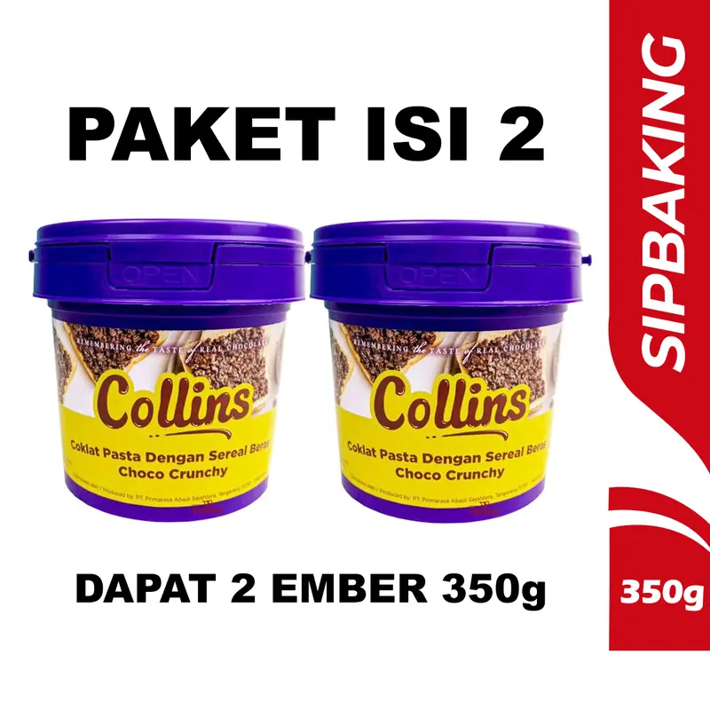 JATIM - Paket 2x COLLINS CHOCO CRUNCHY 350gr 0