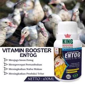 Vitamin Penggemuk Unggas Entok / Entog / Mentok 100ml , Penambah Nafsu Makan Ternak Penambah Berat Entok , Vitamin Entok Jumbo Cepat Besar