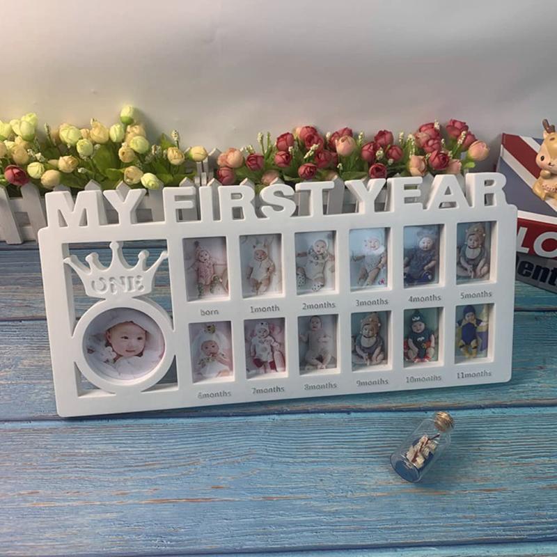 1 Pc Combination Photo Frames Baby Pictures Display Plastic Photo Frame Kids Growing Memory Gift 7