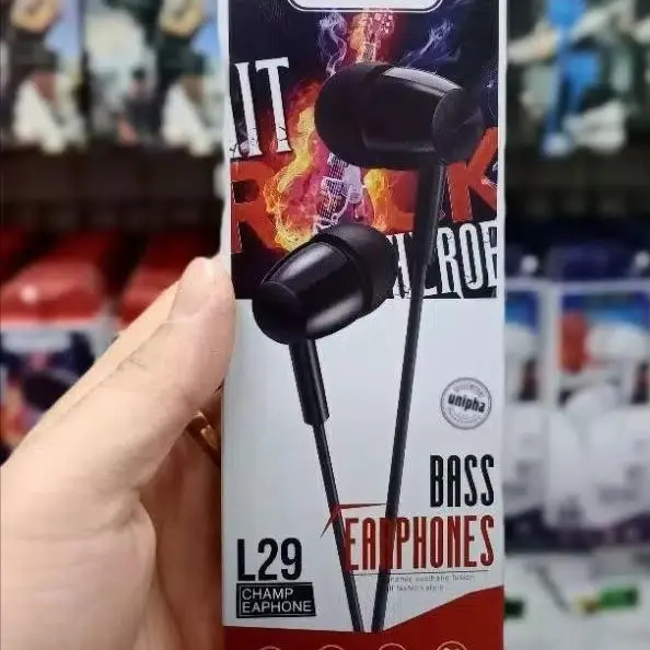 PROMO ADD Headset L29 L 29 Earphone Headphone Handsfree Super Extra Mega Power Bass In Ear Music Sport Stereo Selamat Berbelanja 4