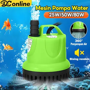 ✅Garansi 20 tahun✅Pompa air portabel 25W/50W/80W/100W dengan daya hisap tinggi dan kebisingan rendah pompa submersible multifungsi 360°