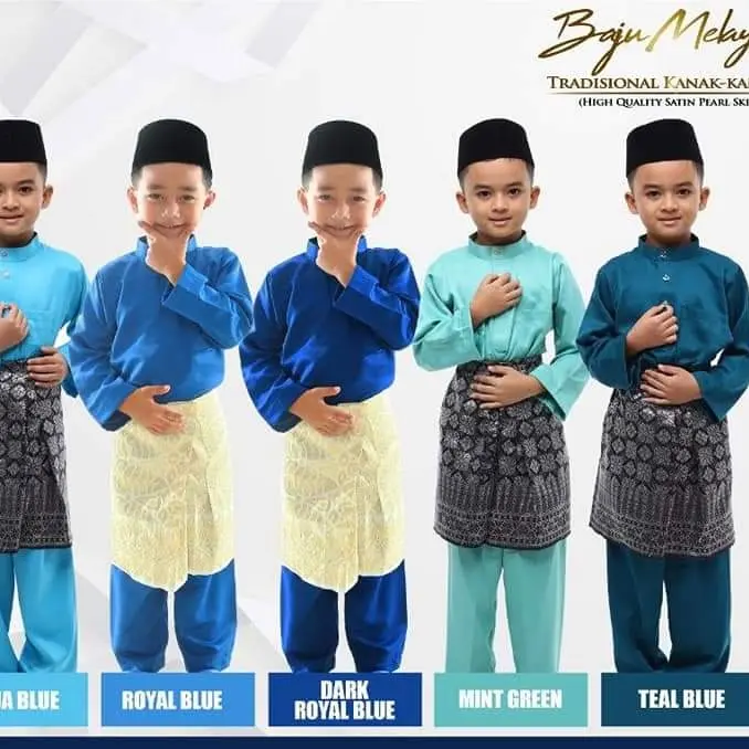 Baju melayu anak baju anak baju koko anak 6