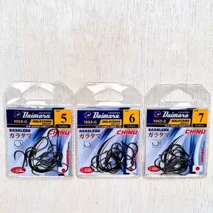 kail Daimaru 1053G Barbless Galatama Series, Kail Carbon, Hook Carbon