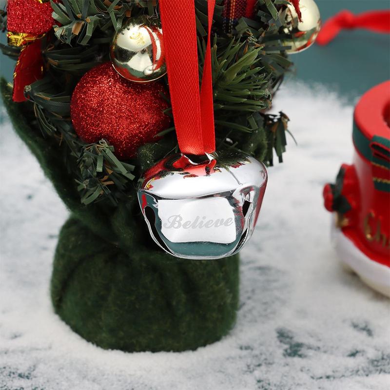 Decoration Holiday Craft Christmas Jingle Bells Christmas Believe Bells Ornament Joy 6