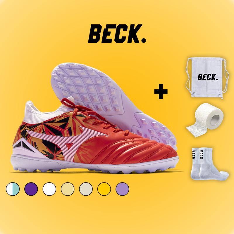 Giày Bóng Đá MZN Neo 4 Elite Đệm Eva Cao Cổ SOCCER BECK, Tặng Quà, Đế Đinh TF, Bám Sân, Các Màu Sắc, Sân Cỏ Nhân Tạo