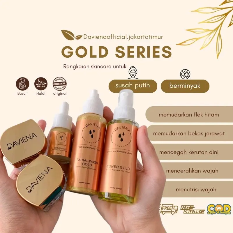 PAKET DAVIENA SKINCARE ORIGINAL Facial Membersihkan