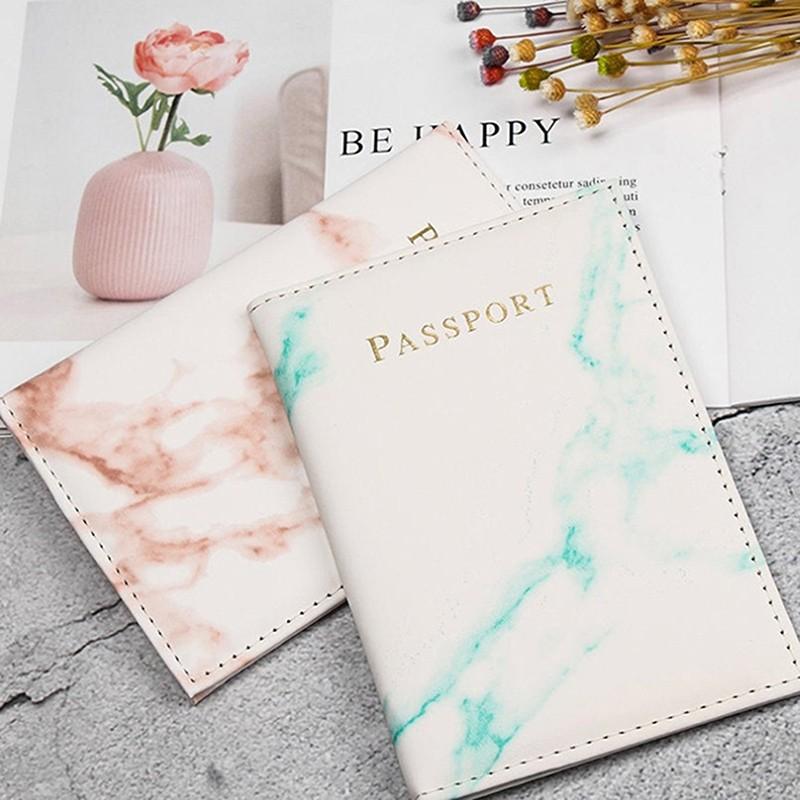 Bao đựng hộ chiếu, kiểu dáng ví, dành cho hộ chiếu và thẻ tín dụng, thích hợp cho phụ nữ và nam giới, bao đựng 1