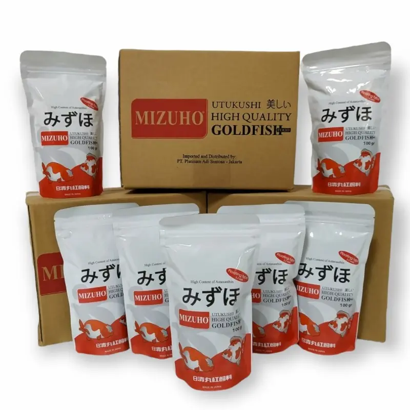 Pelet Ikan Mizuho Goldfish Makanan Ikan Koki 100gr 2