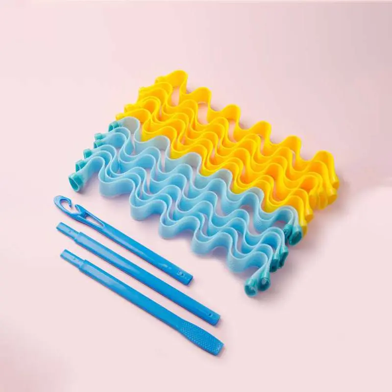 1 Set Heatless Waves Hair Curler, No Heat Damage Wavy Hair Curlers, Heatless Curls For Women & Girls 2
