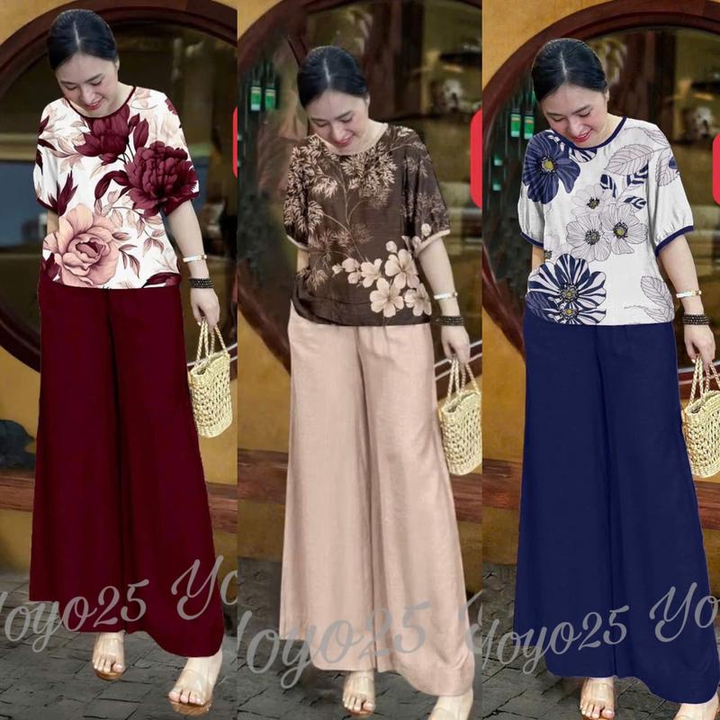 Set Lụa Quý Phái Trung Niên Chất Lụa Ngọc Trai mã E - Sang Trọng ...