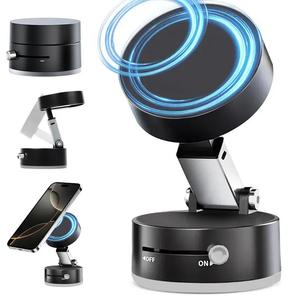 Soporte para teléfono de coche magnético, soporte para teléfono de coche rotativo de 360°, soporte para teléfono de coche retráctil y plegable, accesorios universales para el interior del coche, soporte