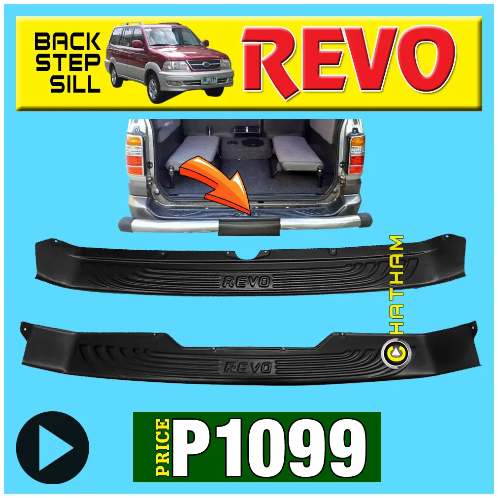 Revo Rear Toyota Revo 1997 up to 2005 Rear Back Stepsill ( Standard or SR Variant ...