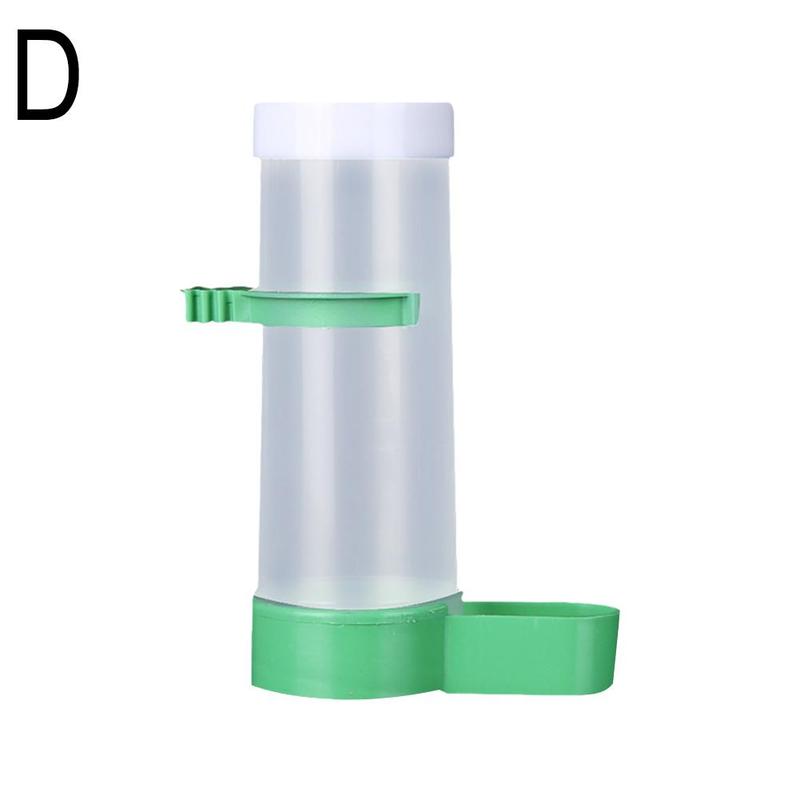 Product Introduction of Plastic Pigeon Parrot Birds Feeder Water Drinker Cup Double Cups Auto Pet Drinking Clear A0B1 50