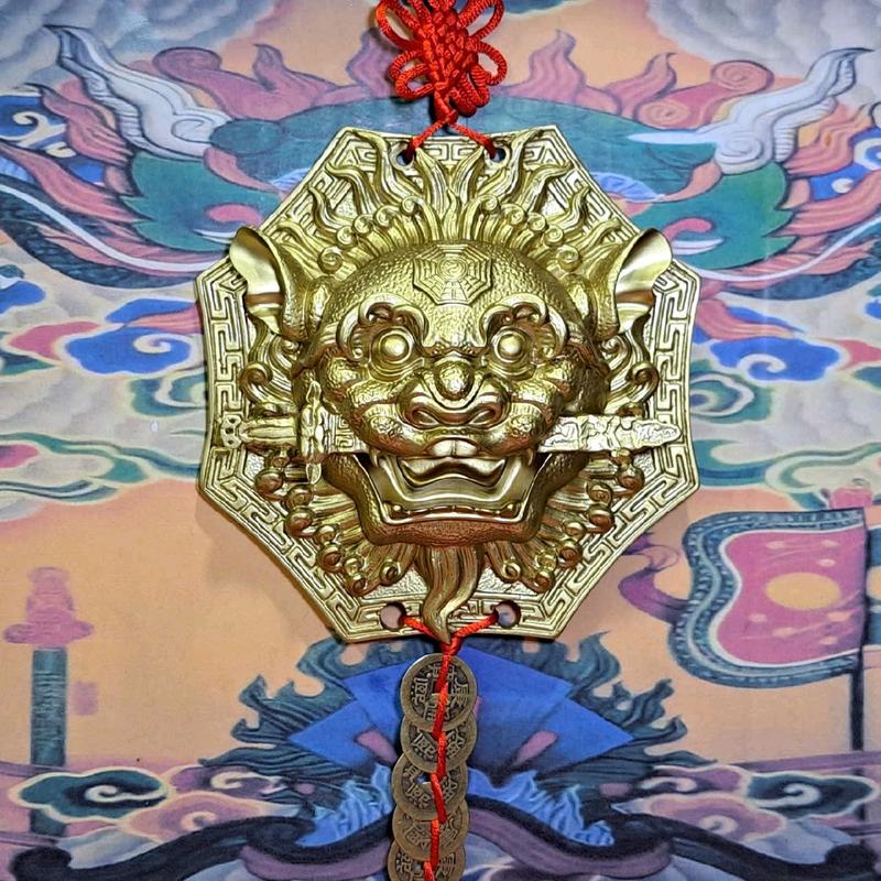 Hổ Phù An Gia Hóa Sát Ngũ Đế kích 1 5×15cm trang trí phong thủy chất liệu bột đá Decor Decor Phòng Trang Trí Nhà 0