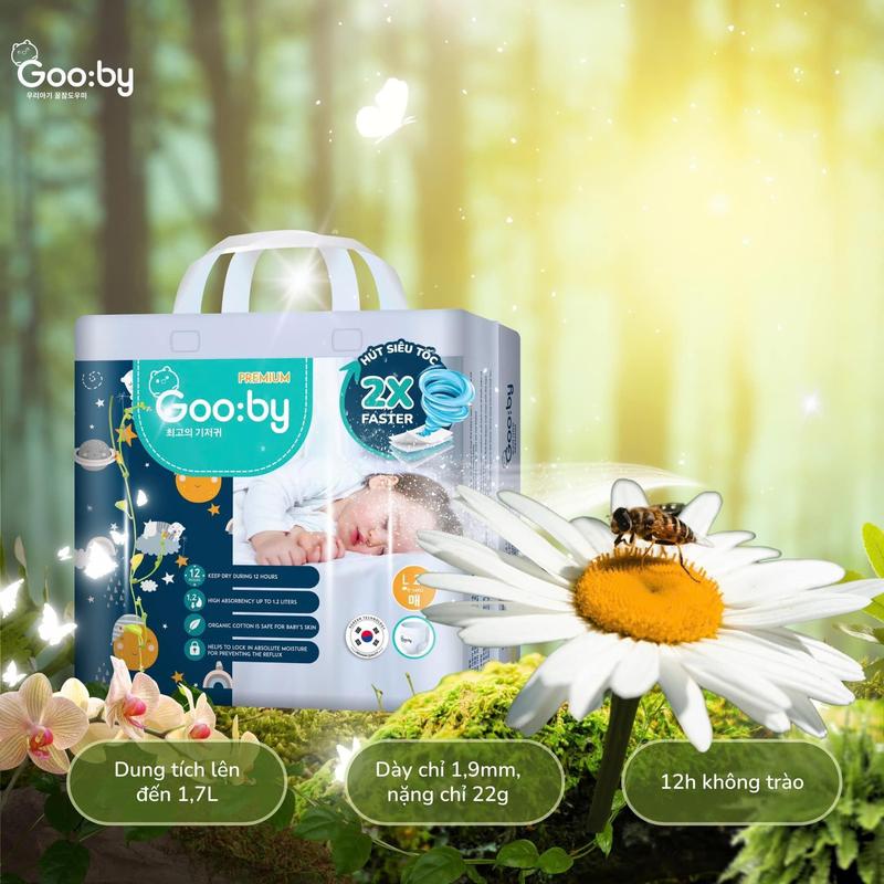 BỈM ĐÊM - Chọn quà - 1 BỊCH Bỉm Tã Gooby Extra ĐÊM đủ size S38 M36 M32 L28 XL26 XXL24 3XL22 Cho Bé