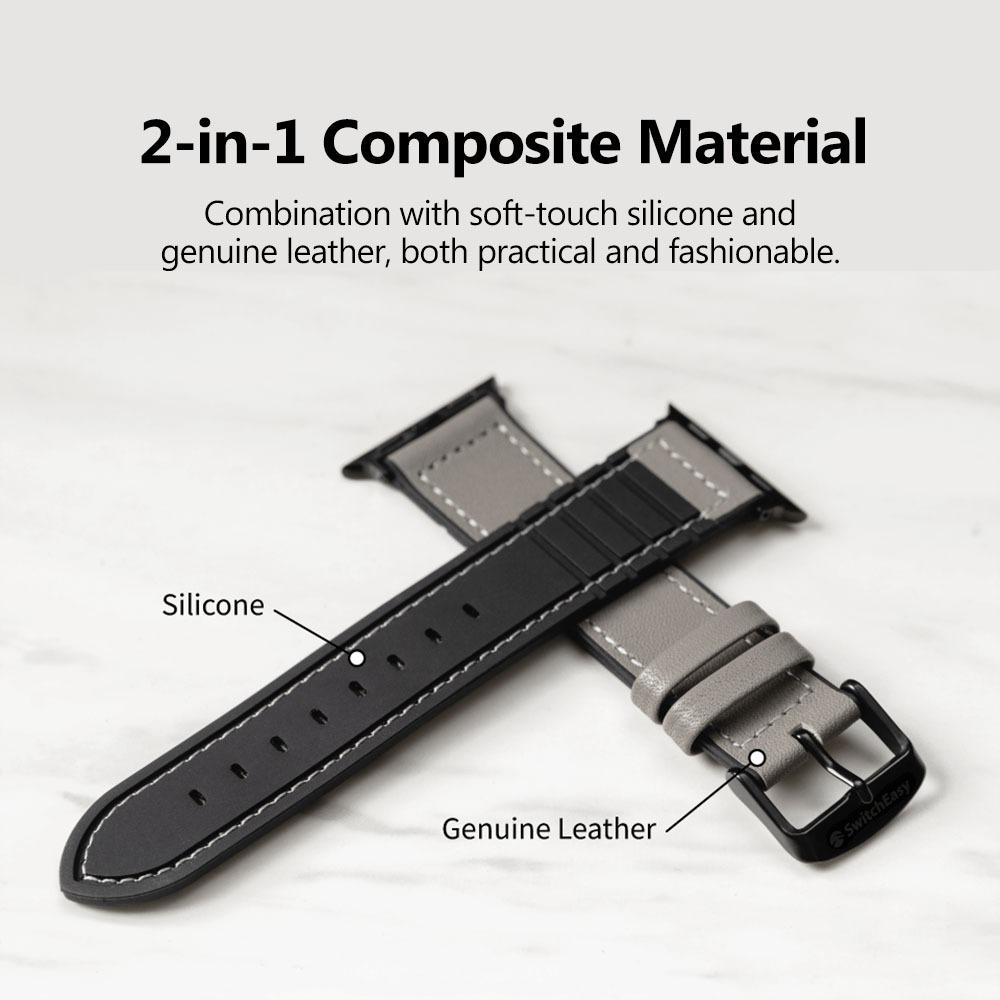 Strap Apple Watch Ultra 2 9/8/SE 49/45/44/41mm SwitchEasy Hybrid Band