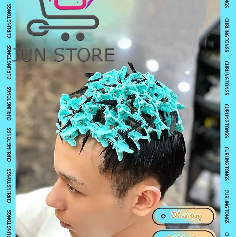 KẸP UỐN SÓNG - UỐN PHỒNG CHÂN TÓC NAM/NỮ - bộ 25 cái 3