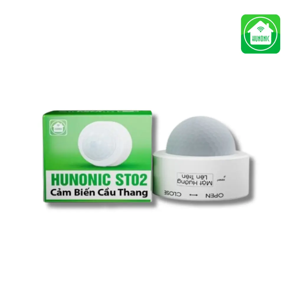 Cảm Biến Cầu Thang Thông Minh Hunonic ST02 Kết Nối Wifi - BLE Mesh