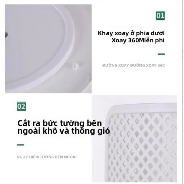 Giá đựng cốc giấy xoay 360° 4 ngăn đựng cốc cà phê dùng một lần và nắp đựng đồ lưu trữ để bàn 7