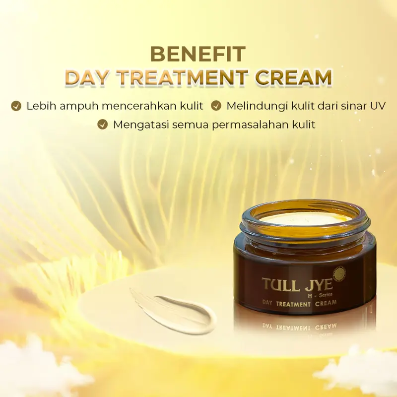 Tull Jye H Series Day Cream 20gram / Tull Jye H Series Night Cream 20gram Kulit Wajah Cerah dan Awet Muda Setiap Hari - For All Skin Type 7