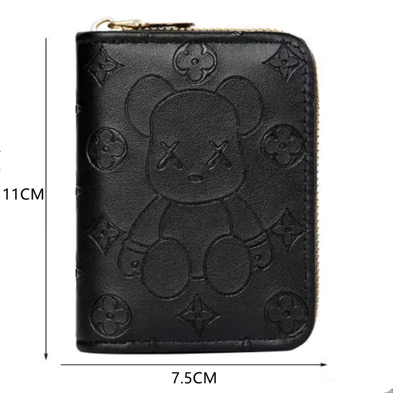 Ví Gấu mini nhiều ngăn nhỏ gọn Gấu mochi/Gấu nâu dễ thương trẻ trung cute dành cho bạn gái HOT TREND CV125 7