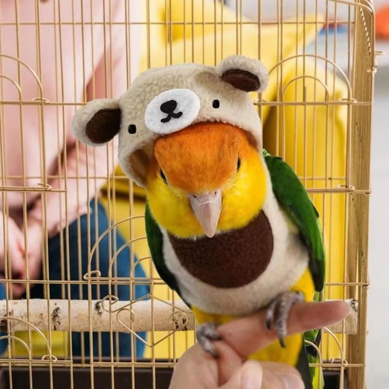 Product Introduction of Washable Bear Shape Cute Bird Costume Warm Multi-Purpose Parrot Cloak Easy To Put On Breathable Parrot Cosplay Prop Photo 12