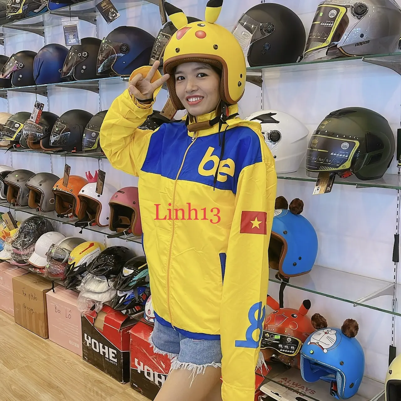 Áo Khoác Be Chạy Shiper  Mẫu Mới, Vải Dù 2 Lớp Thoáng Mát Jacket Top