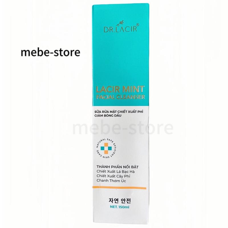 Sữa rửa mặt bạc hà kiềm dầu dr.lacir drlacir skincare
