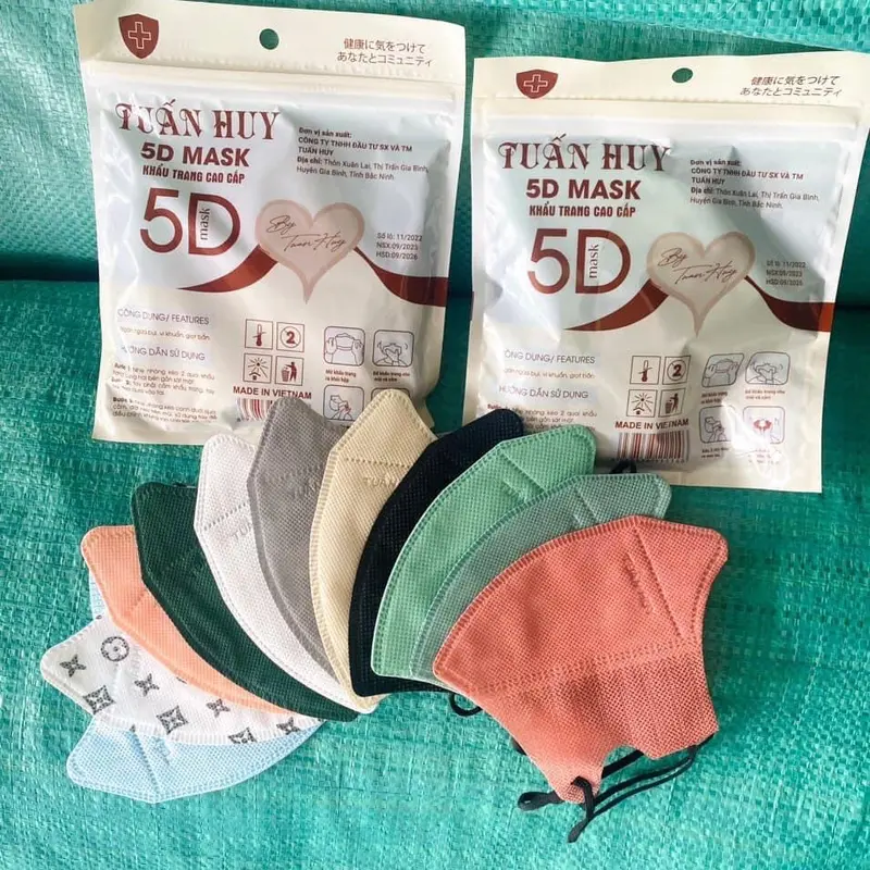 Khẩu trang 5D thùng 100 cái 0