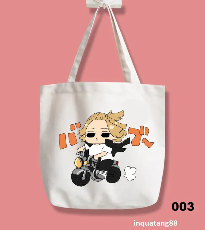 Túi vải bố tote canvas- tokyo revengers Bag Nữ 4