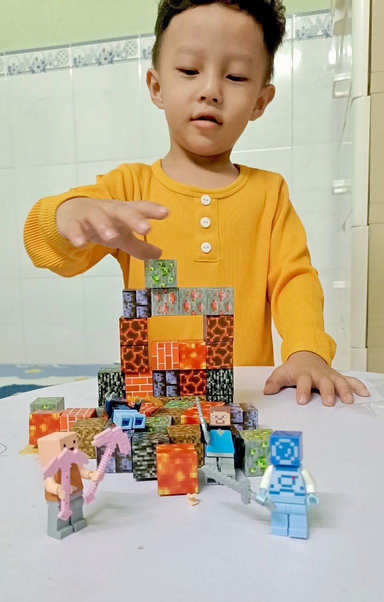 Product Introduction of nam châm từ tính minecraft-đồ chơi xếp hình 6